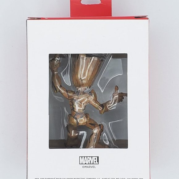 Hallmark 2021 Red Box Christmas Tree Ornament Marvel GROOT - Picture 2 of 9